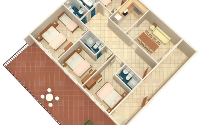 Apartments by the sea Podgora, Makarska - 2604