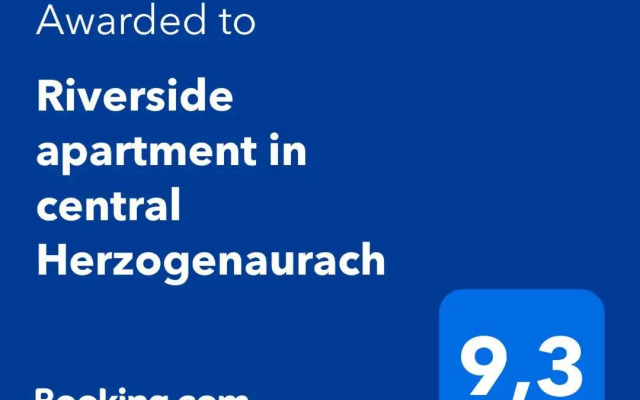 Riverside apartment in central Herzogenaurach