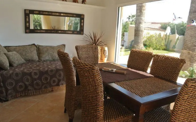 Strandnahes Palmenhaus