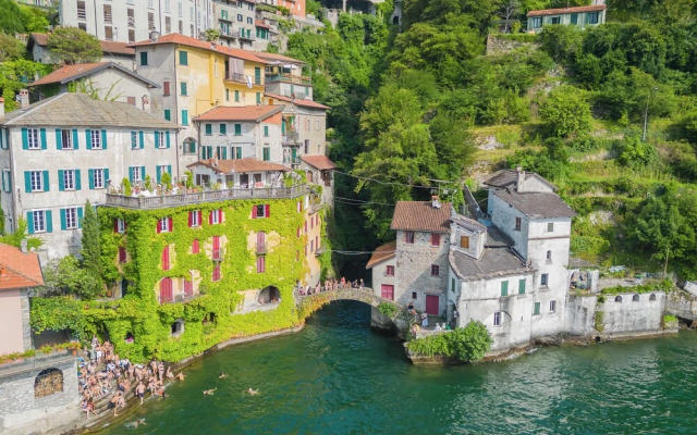 Terrace on Orrido di Nesso Waterfall by Rent all Como