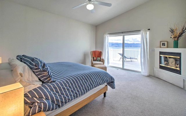 Spacious Lakeport Home w/ Dock & Mtn Views!