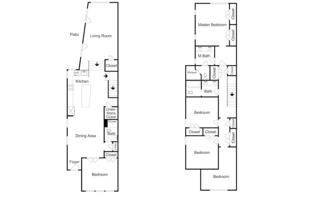 4Br 3Ba Music Row House B By Redawning