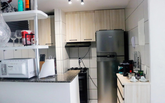 Apartamento com Varanda vista mar, Max 4 Pessoas