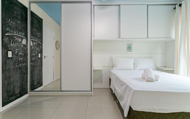 Apto aconchegante a 2min do mar MDI001