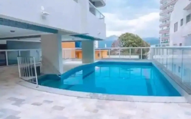 Apto com vista pro Mar sacada gourmet