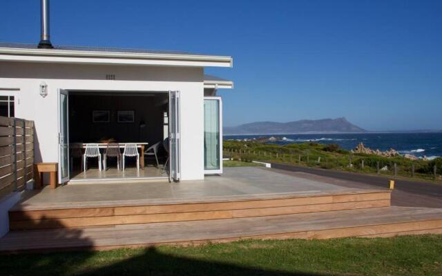 Seafront house with a view