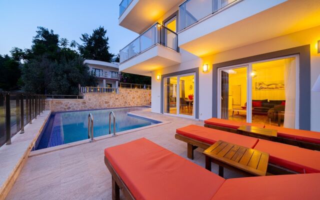 Villa With 5 Bedrooms In Kalkan With Wonderful Sea View Private Pool Terrace