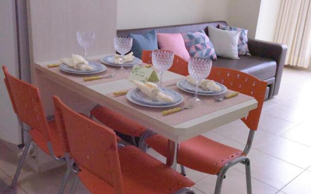 Flat residencial c lazer completo em Caldas Novas