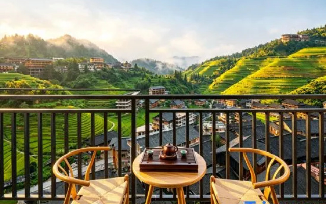 Bishui Jinju |  Destination • Village Panoramic Resort Hotel (Longji Terraced) – Outside – Guilin