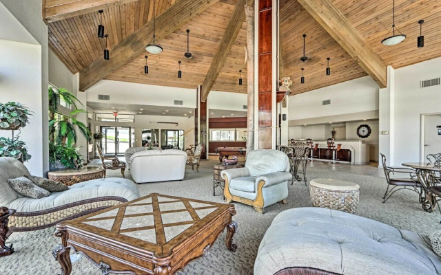 Condo With Lakefront Patio & Community Perks!