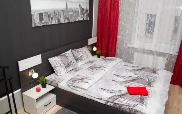 Modern Red Apartment