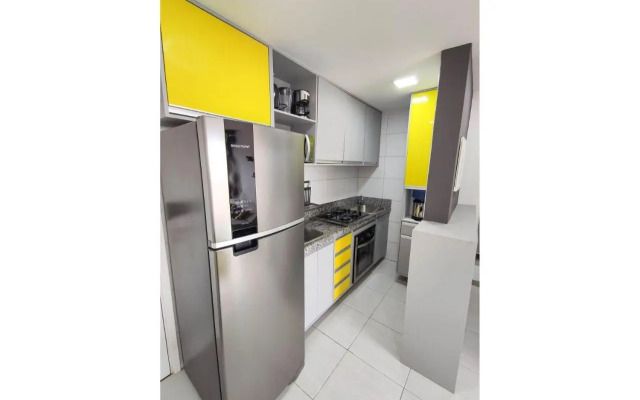 Flat de 1 quarto - Muro alto Condomínio Clube