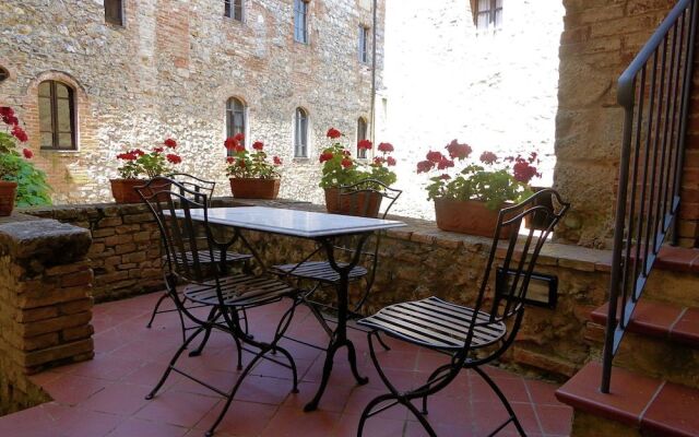 Vintage Castle in Monteriggioni Tuscany near Forest