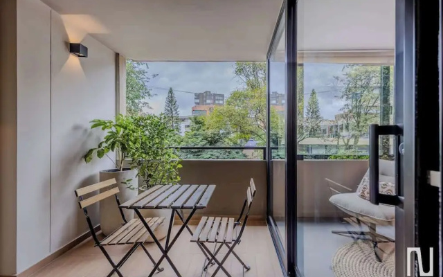 NOK 1BR Loft With Private Stylish Balcony