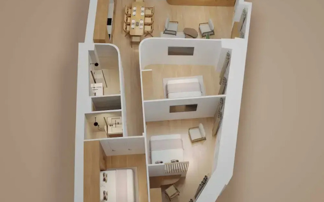 Elegant Apartment With AC - 3br-6p- Montorgueil