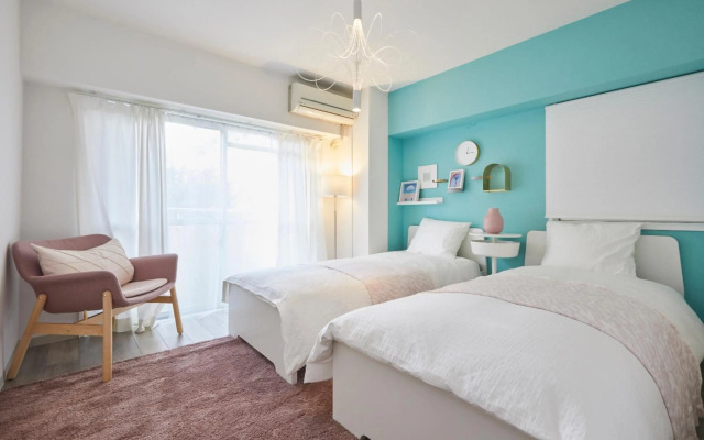 Designer's Apartment 2 bedrooms Shin-OKubo 3minutes walk 緑