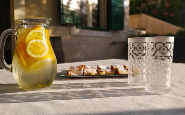 Garden apartment with a View