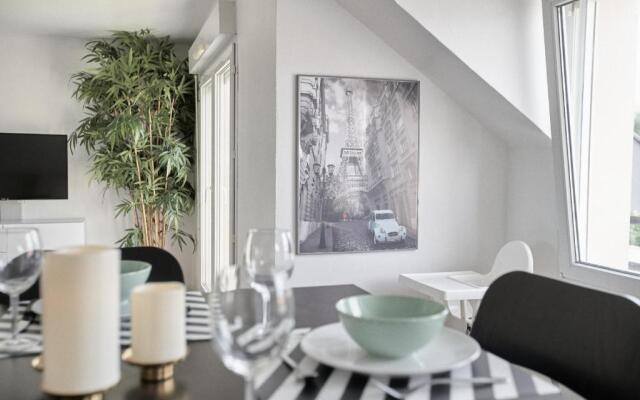 Appart Balcon 10 mins Disneyland 2CHB QuartierChic
