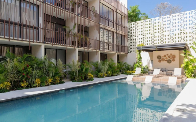Modern Studio Breathtaking Pool GYM Fast Wifi Concierge, Tulum