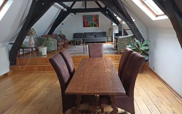 Large Charming Duplex Brussels Historical Center