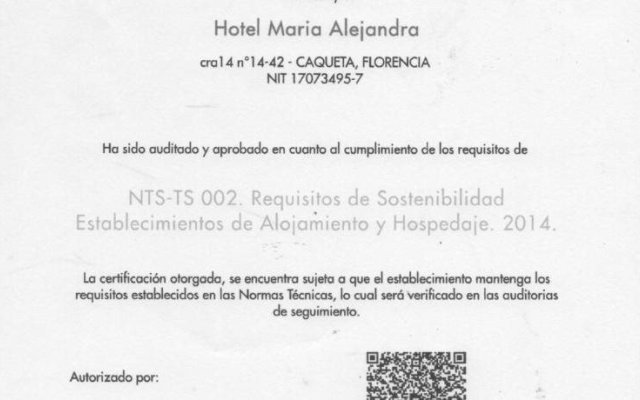 Hotel Maria Alejandra