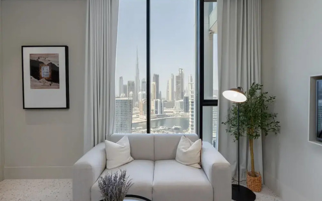 Trendy Studio w Burj Khalifa View