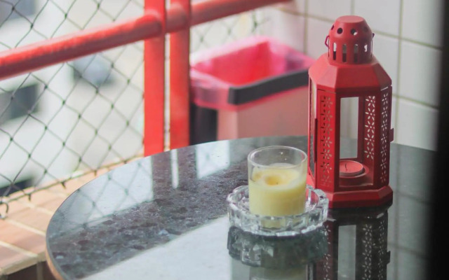 Apartamento com Varanda vista mar, Max 4 Pessoas