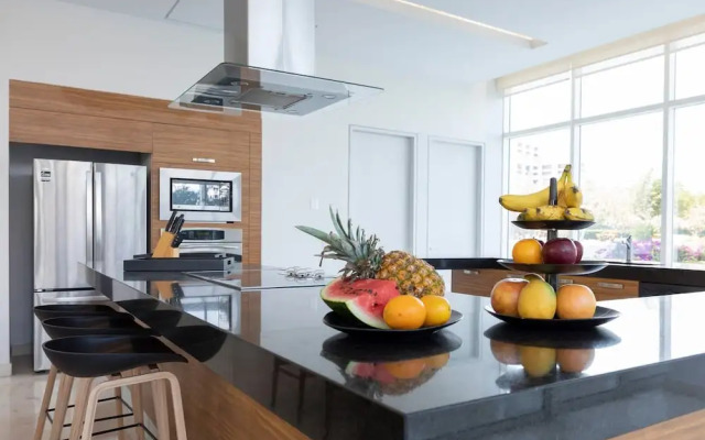 Spectacular Beachfront Garden House at Tres Mares