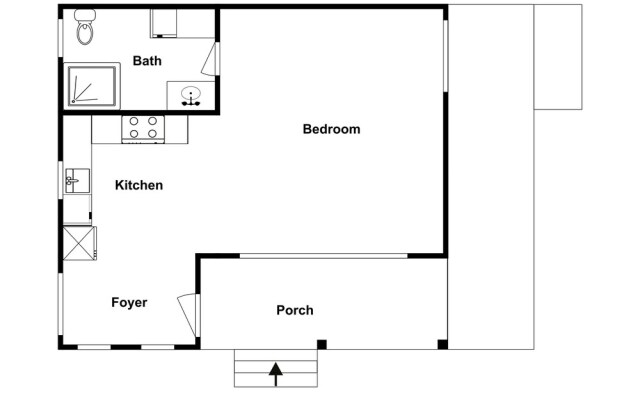 Designer W Accessible Kitchen 0 Bedroom Cottage