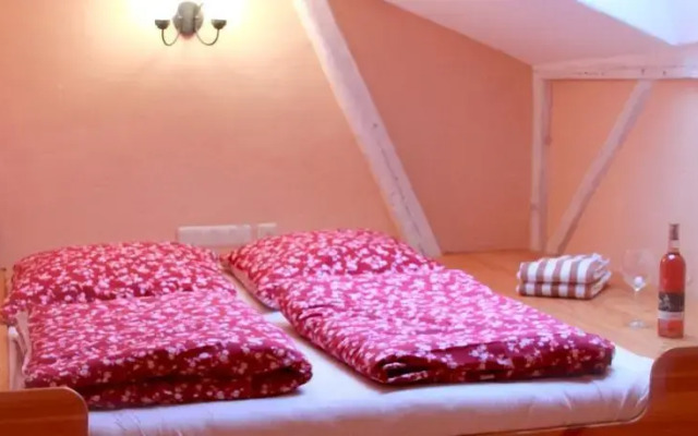 Lehmputzzimmer in der Yogaschule