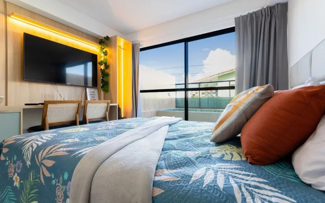 Makani Beach #07 - Flat com Piscina by Carpediem