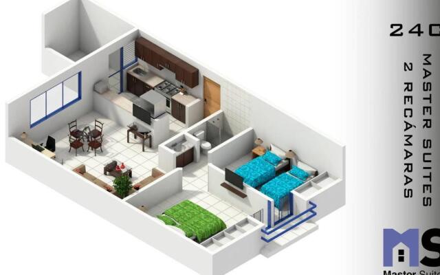 Suite Comfort Ideal Alberca Av Bernardo Quintana 24C