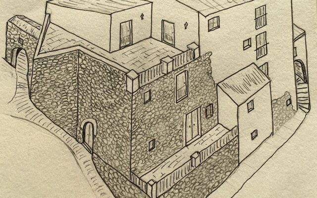 Large Medieval House in National Park, Super View