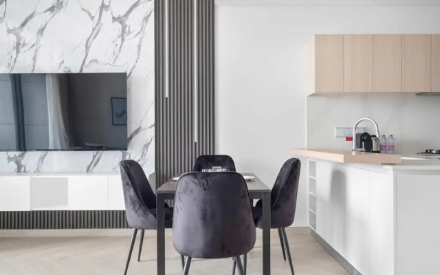 Luxurious 1-bedroom Apart With Dubai Skyline View