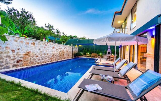 Luxury Duplex Villa with 2 Pools in Kalkan