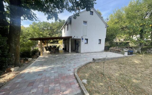 Vacation home with private swimming pool surrounded by nature