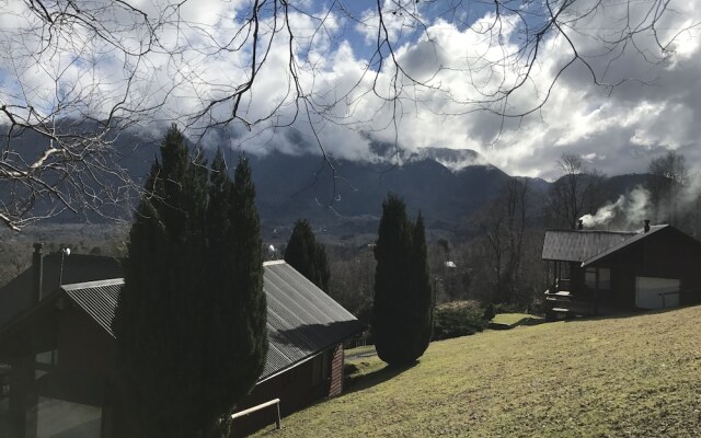 Cabañas en Pucon con vista cordillera