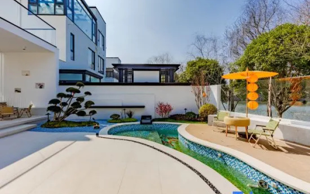 Duyun Fengyu · Holiday New Chinese-style Lakeside Boutique Stay (Wuyuan Shuimo Shanghe Scenic Area) – Pool – Shangrao