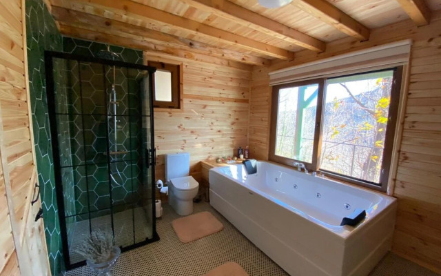 Secluded Wooden House With Jacuzzi in Sapanca