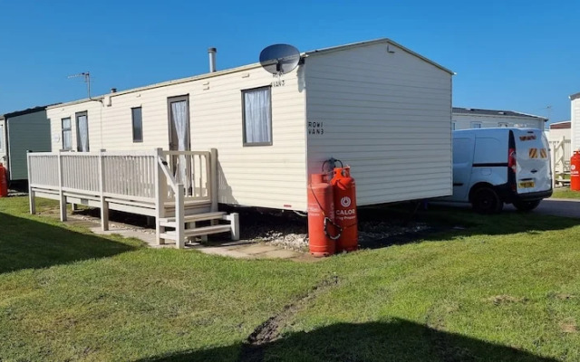 Lovely Caravan at Ingoldmells Just Behind Sealands