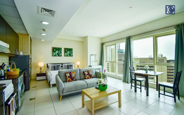 Furnished studio with balcony in Marina -JMI