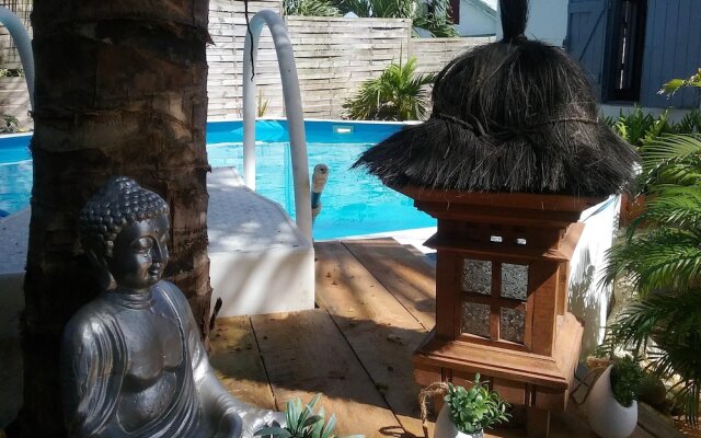 Bungalow With one Bedroom in Sainte-rose, With Private Pool, Enclosed Garden and Wifi - 4 km From the Beach