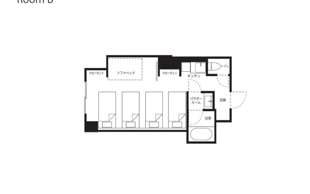 Rakuten STAY Naha Yachimun Street - standard 5 Bed Room