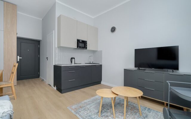 Stylish Grey Studio in Poznan by Renters