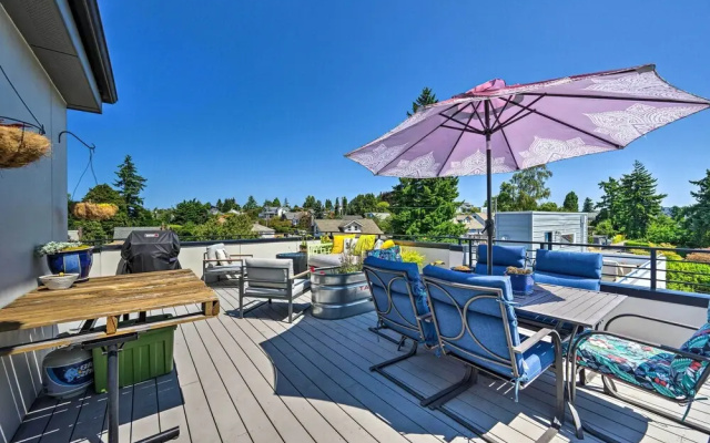 Canal & Mtn Views: Pet-friendly Seattle Retreat
