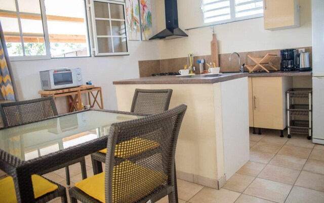 Apartment with 2 Bedrooms in Le Lamentin, with Wonderful Mountain View, Furnished Terrace And Wifi - 8 Km From the Beach