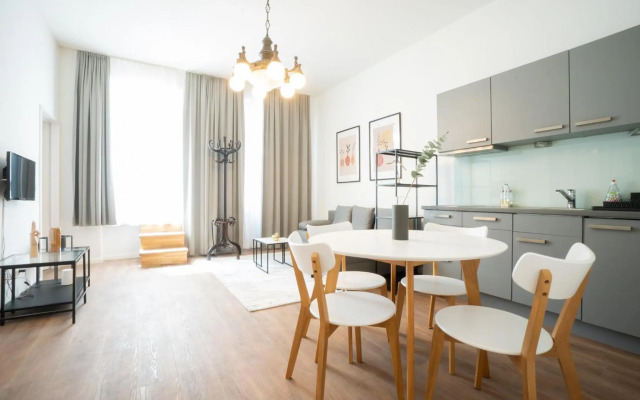 Sunny apartment in Leopoldstad + terrace with grill