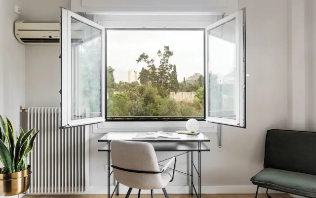 UPSTREET Zeus Temple View 2BD Apt Acropolis-Plaka