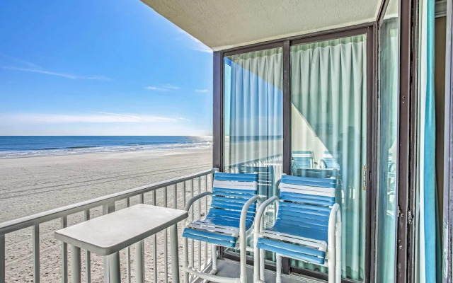 2 Mi to Golfing: Oceanfront Myrtle Beach Condo
