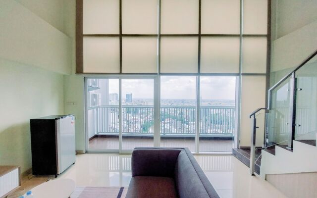 Big Studio Loft Apartment at The Reiz Condominium Medan By Travelio